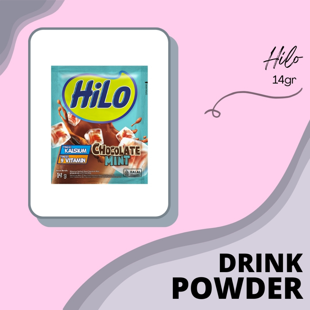 

DRINK POWDER | BUBUK MINUMAN | SERBUK MINUMAN | SUSU | HILO SACHET | INSTANT | HILO 14GR