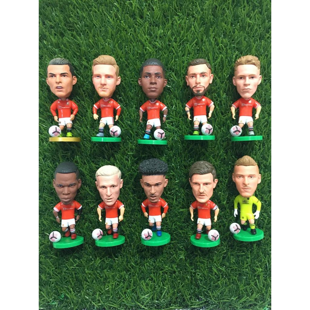Minifigure Soccerwe MU / Miniatur Pemain Bola M.United / Figure Pemain Ronaldo Rashford Sir Alex Ibr