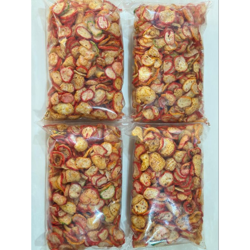 

Krupuk Seblak Pedas Gurih (250gr)