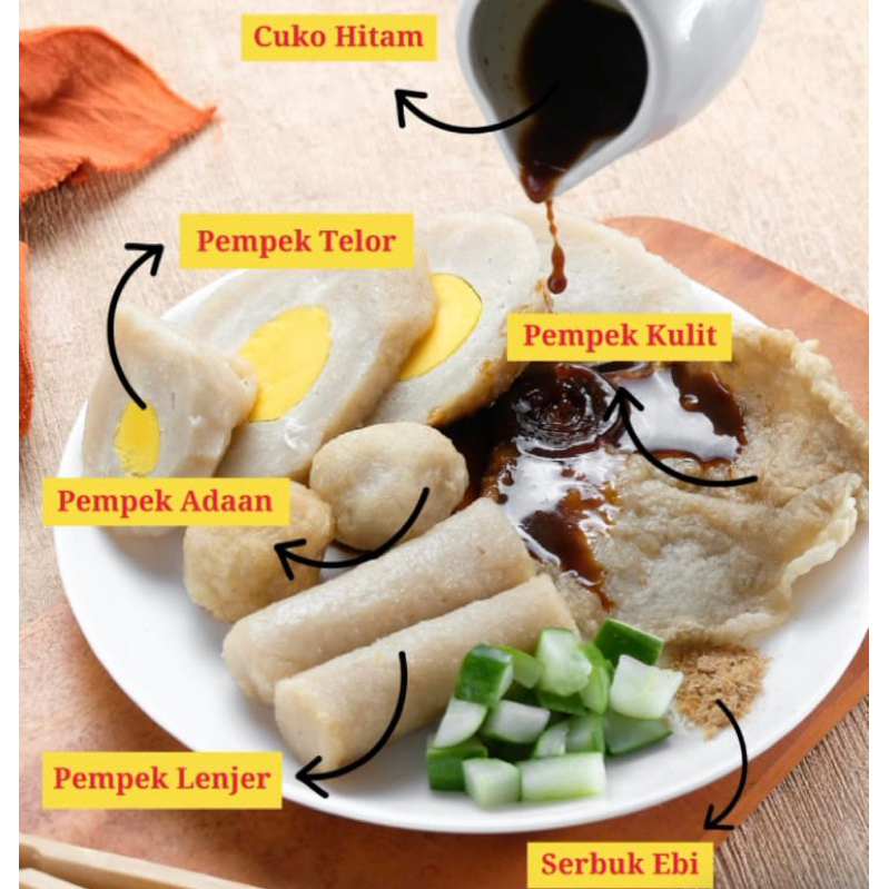 

Pempek Palembang Enak Lengkap dg CUKO