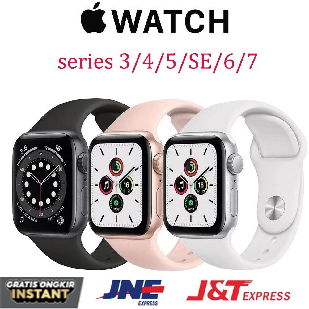 IWATCH APPLE SERIES 3 4 5 6 SE 40/44mm SECOND ORIGINAL KUALITAS GRADE A