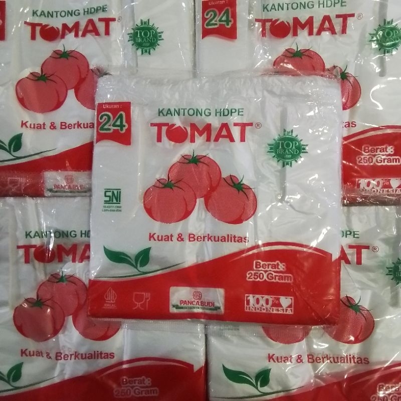 Kantong Plastik Kresek Hd Tomat Uk24