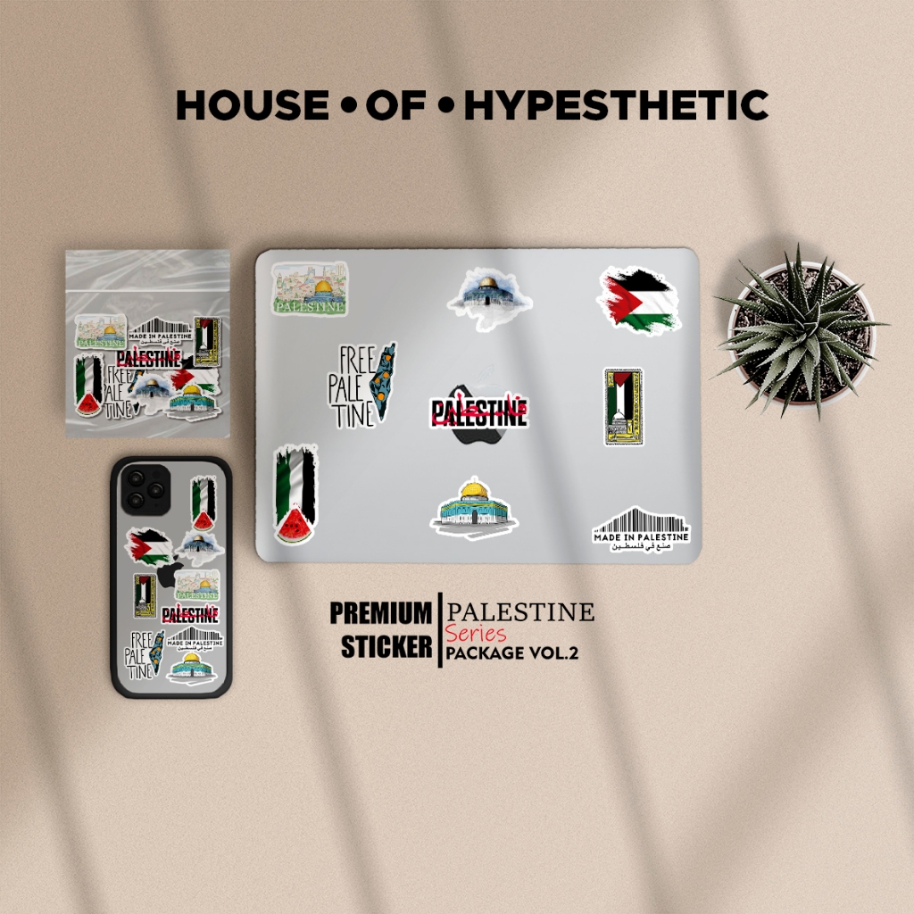 

Sticker Hypebeast and Aesthetic Hypesthetic Waterprooft untuk Case Hp, Laptop, dsb || PALESTINE V.2