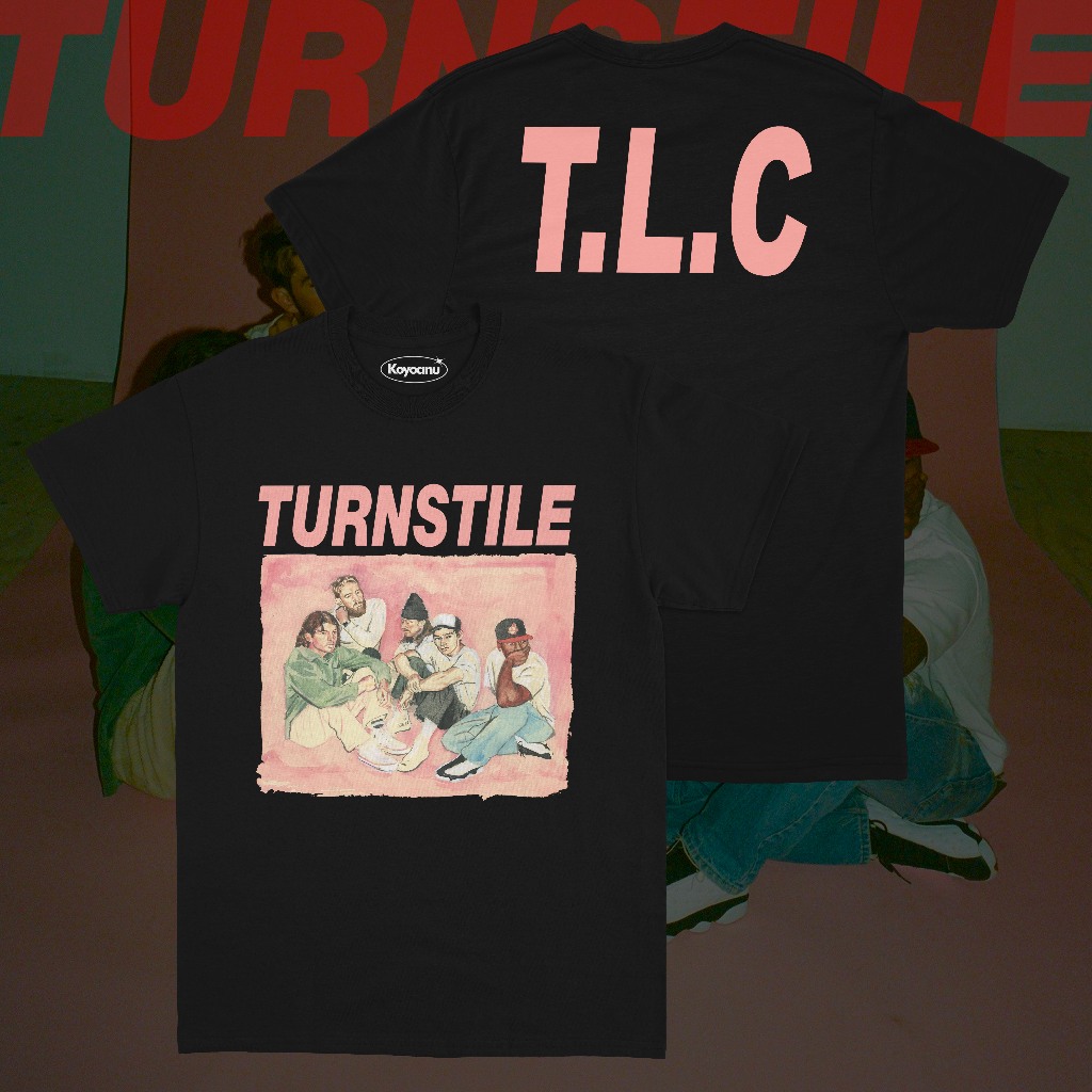 T-shirt TURNSTILE - TLC Turnstile Love Connection | Kaos Band Turnstile