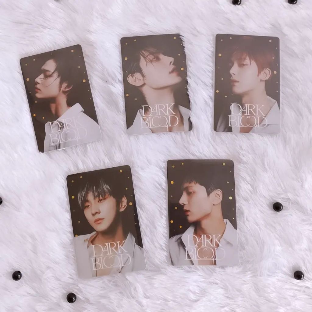 Photocard Metallic Enhypen - Dark Blood (Bite Me) | Enhypen Dark Blood | Enhypen Bite Me | Fankit En