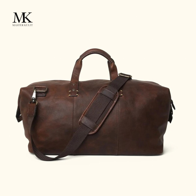 Genuine Leather Travel Bag Vintage Duffel Outdoor Crazy Horse Cowhide Buffalo leather Luggage Sports