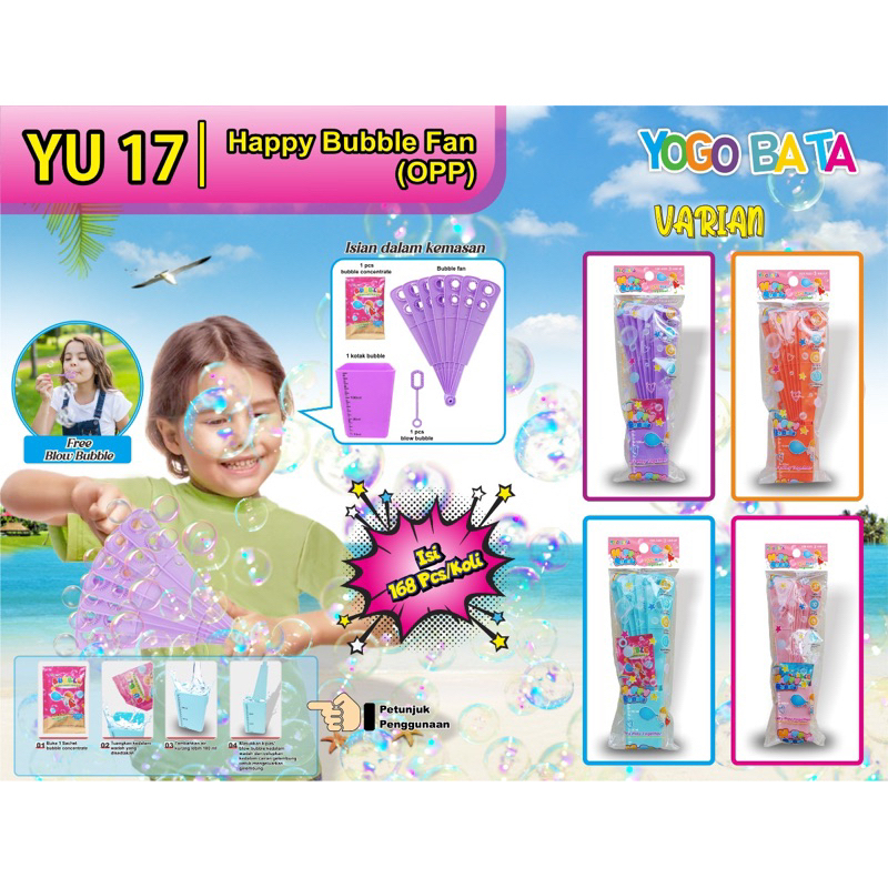 MAINAN BUBBLE GELEMBUNG SABUN ANAK MURAH / MAINAN BUBBLE KIPAS ANAK / MAINAN ANAK BUBBLE KIPAS