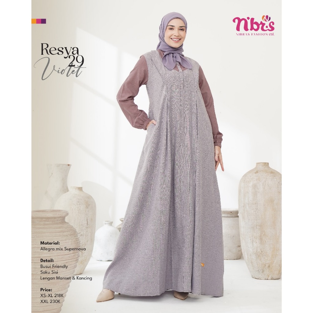 GAMIS RESYA 29 GAMIS CANTIK KOLEKSI NIBRAS