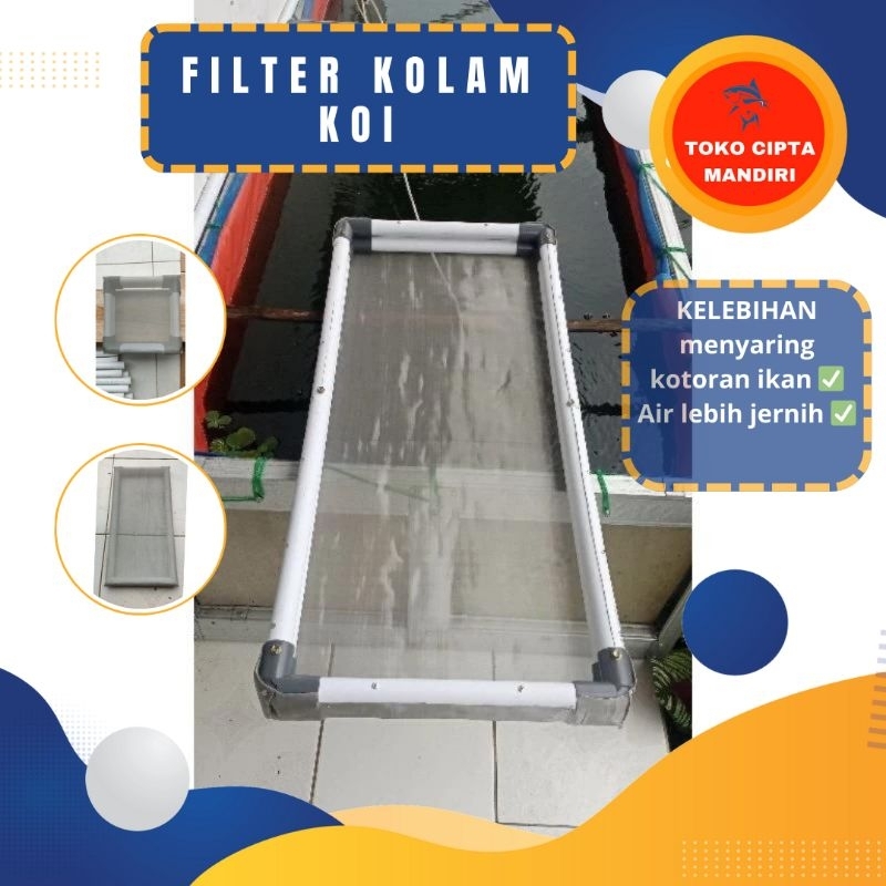 filter kolam ikan sieve filter mesh filter sieve mesh filter kolam ikan koi