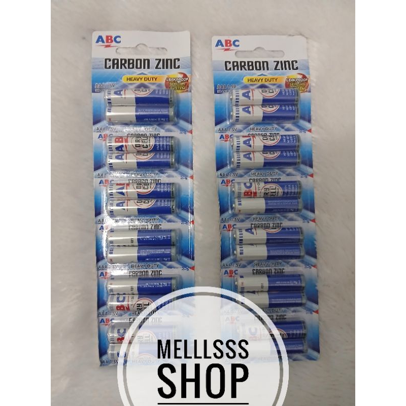 BATERAI ABC BIRU A3/AAA ISI 12 BATERAI
