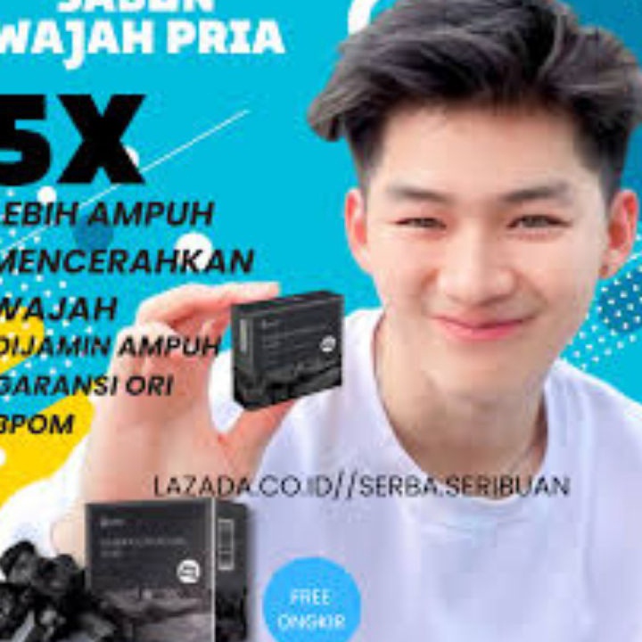 ORIGINAL sabun pemutih wajah pria permanen