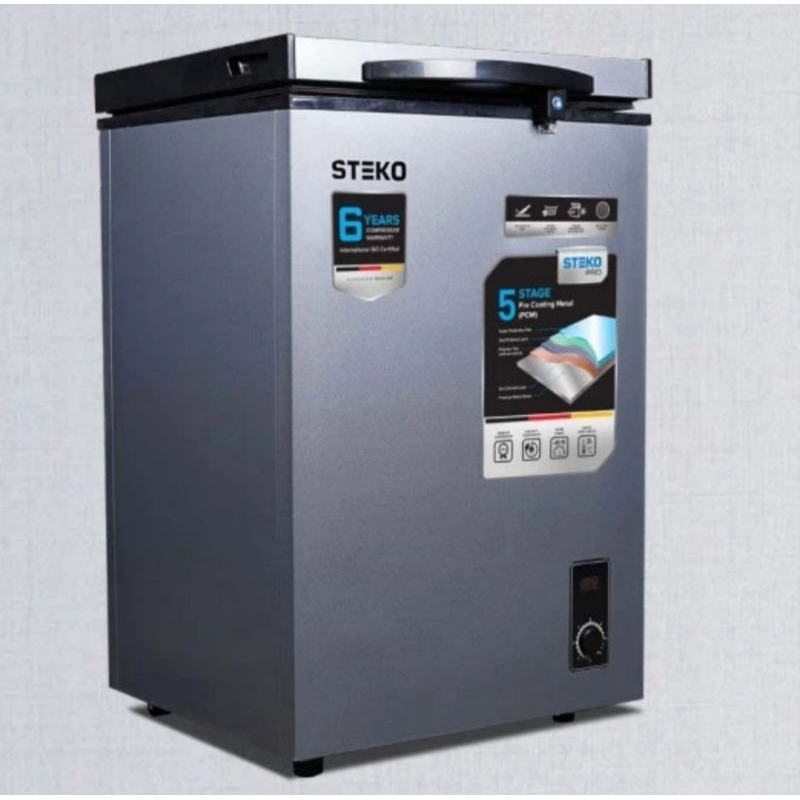 Chest freezer STEKO BF-110RS / BF 110 Box Pembeku 100 Liter
