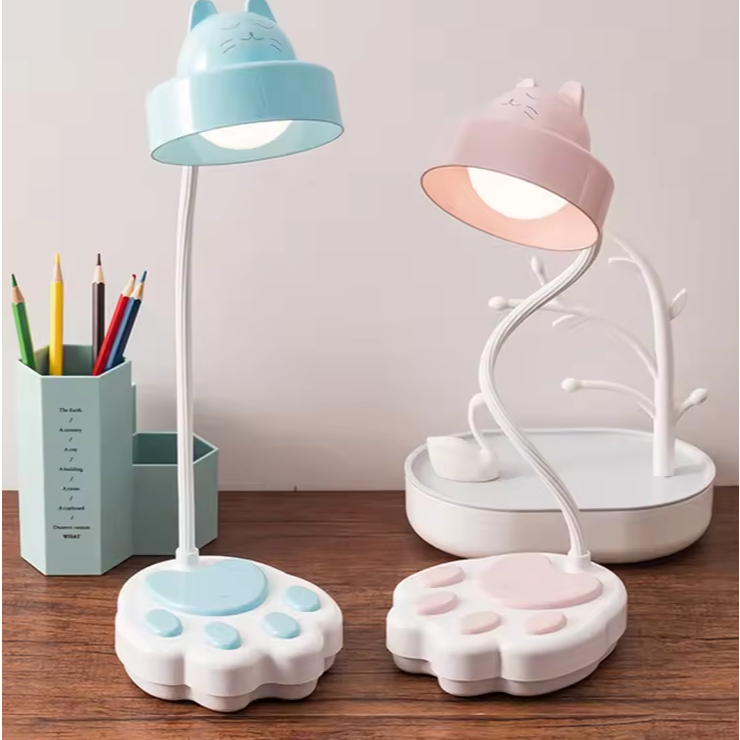 LAMPU MEJA/ LAMPU BELAJAR USB CHARGER PORTABLE LED