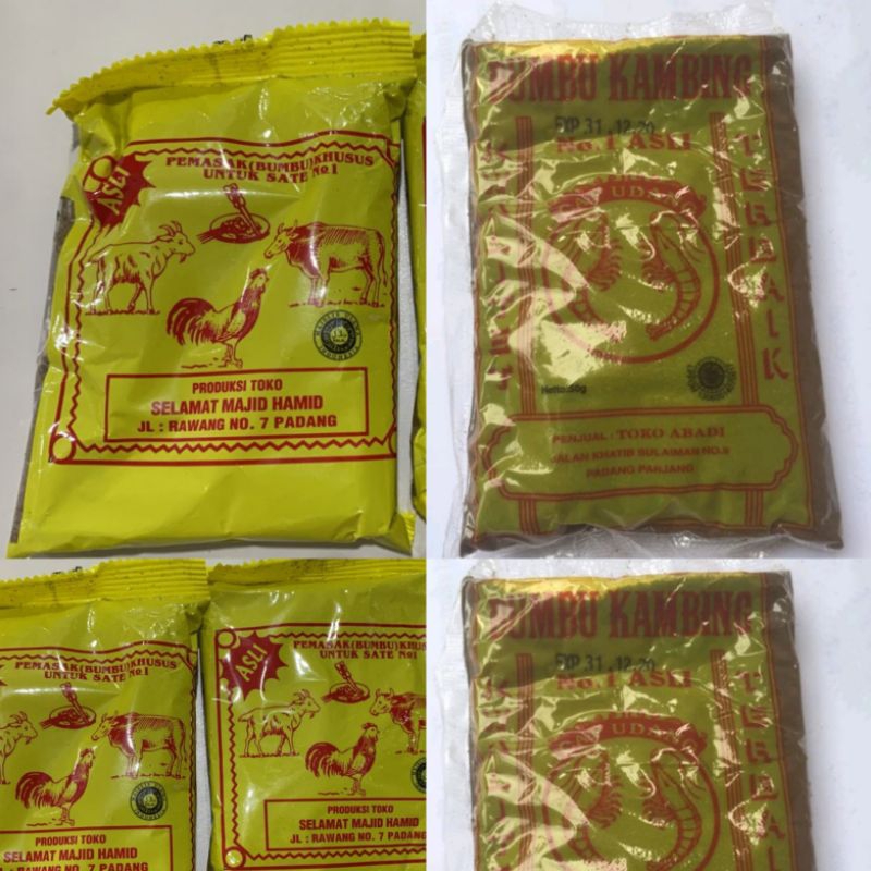 

Bumbu kambing / Rendang / Sate cap udang / Selamat Majid Hamid 50 gr