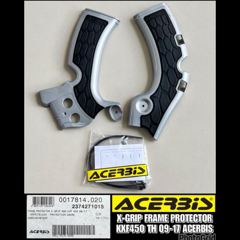 FRAME GUARD ACERBIS XGRIP KXF 450 TH 09-17