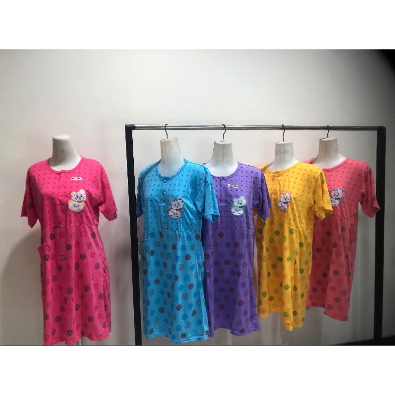 Daster panjang selutut busui kekinian