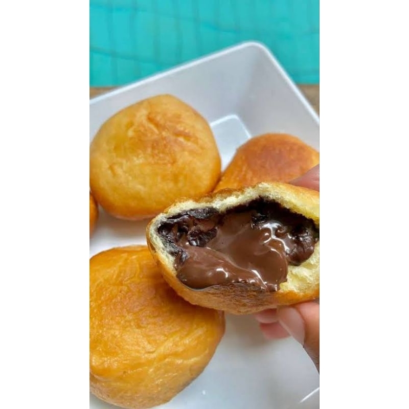 

roti goreng coklat lumer isi 10