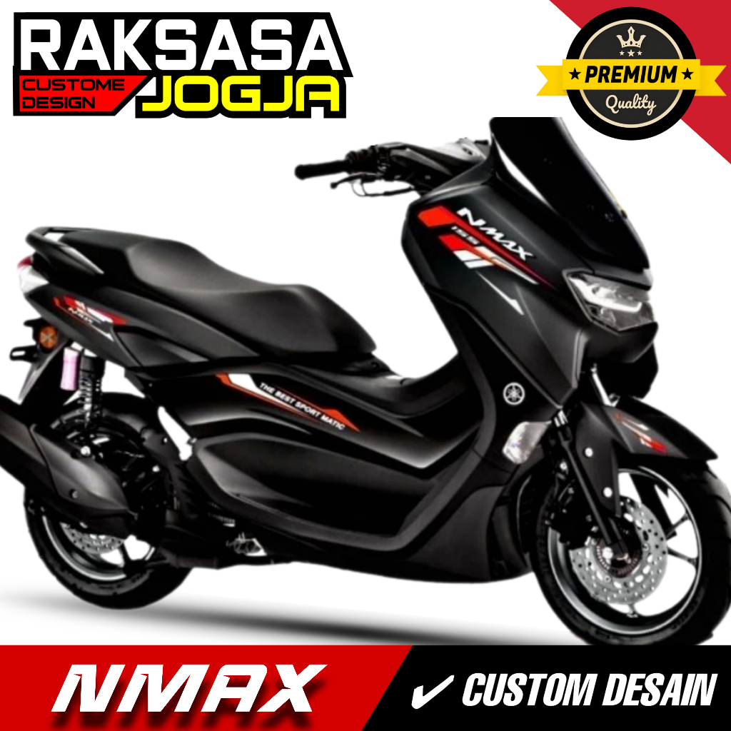 STRIPING NMAX NEW THAILAND TRANSPARAN BAHAN VINIL MAX DECAL 18