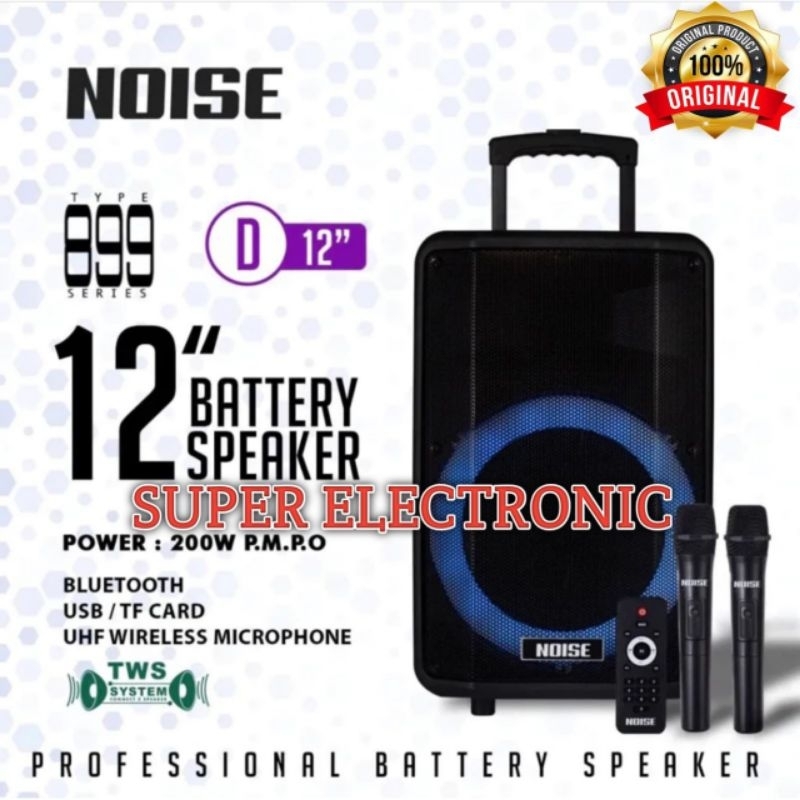 Speaker Portable Noise 899 D12 Original Speaker 12inch Garansi resmi