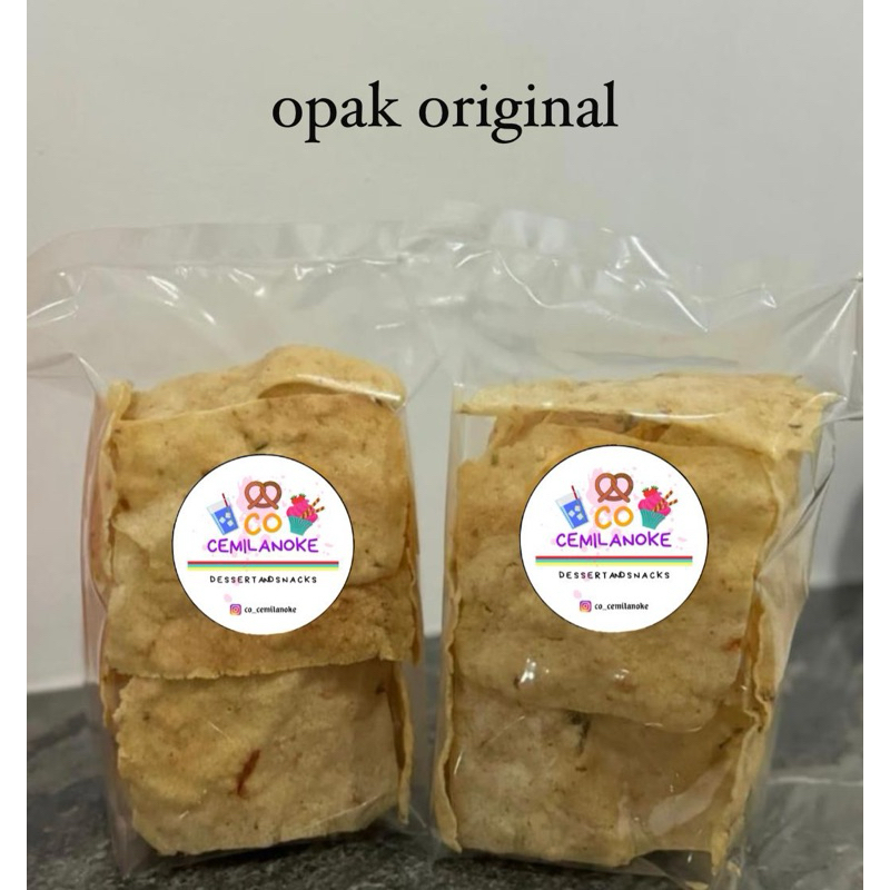 

Opak | Kerupuk Opak | Opak Original | Keripik Opak | Cemilan Medan | Cemilan Oke