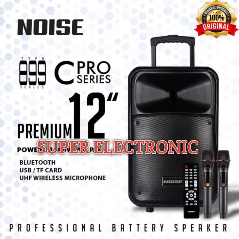 Speaker Portable Noise 899C Premium 12 Original Speaker 12inch Garansi resmi