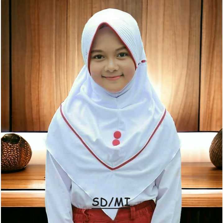 Jilbab Sekolah Anak SD MI SMP Ori Nararya