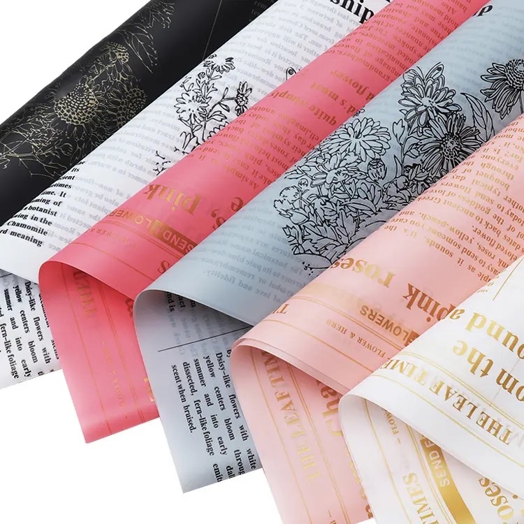 

[20 lembar] Wrapping paper newspaper plastic
