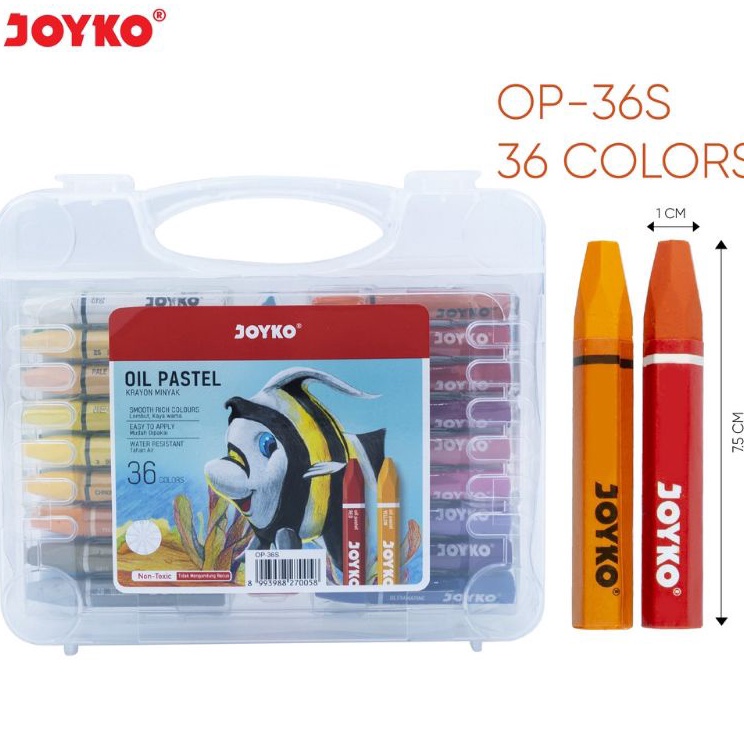 

Hadir Terpopuler Crayon JoykoOil Pastel Joyko 36 warna 1 set