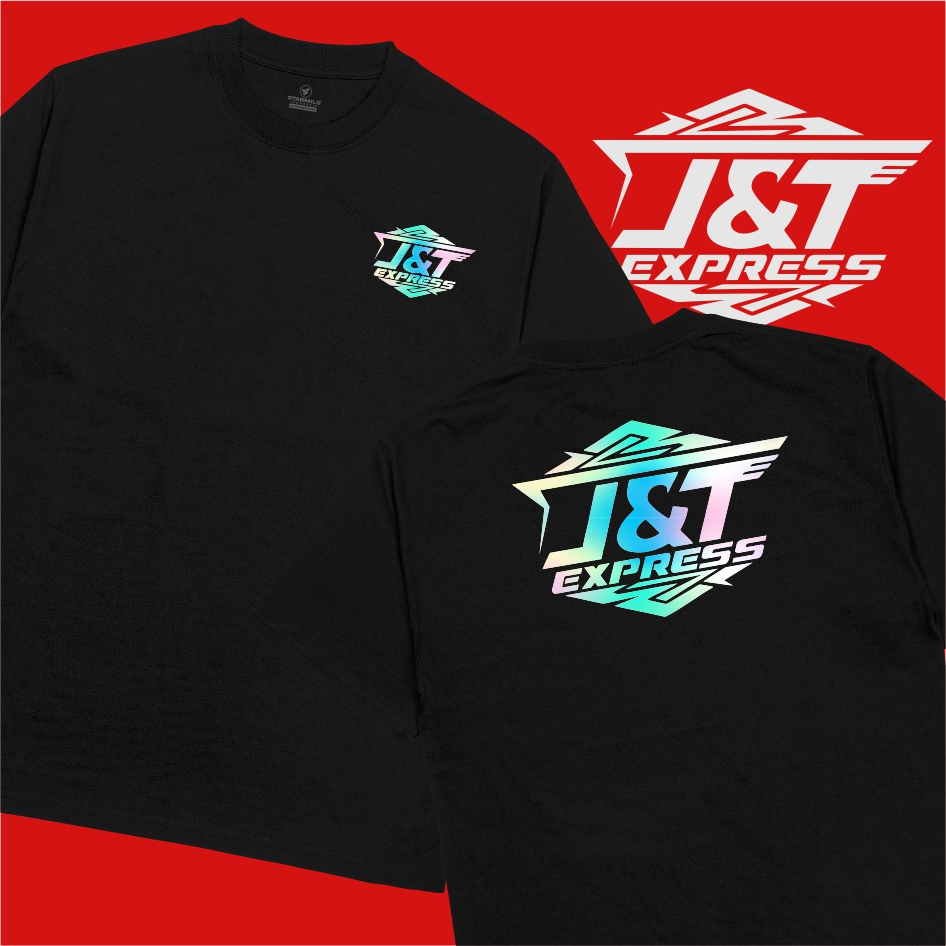 Kaos Kurir Ekspedisi JeEnTe Express Reflektif Tshirt JnT 11402A