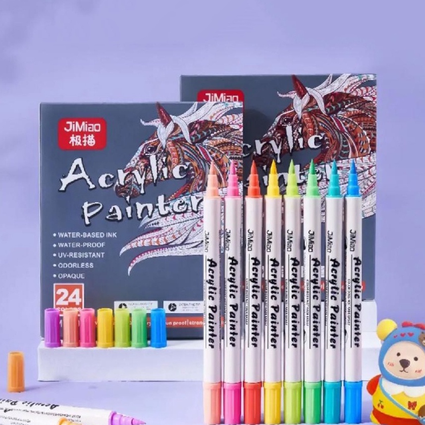 

Paling Update 1 SET 12 WARNA PEN ACRYLIC MARKER WATERPROOF SUMDGEPROOF SPIDOL LUKIS AKRILIK BISA UNTUK LUKIS DI BAJU SEPATU DLL SPIDOL PEN AKRILIK MULTI FUNGSI 12 WARNA FS