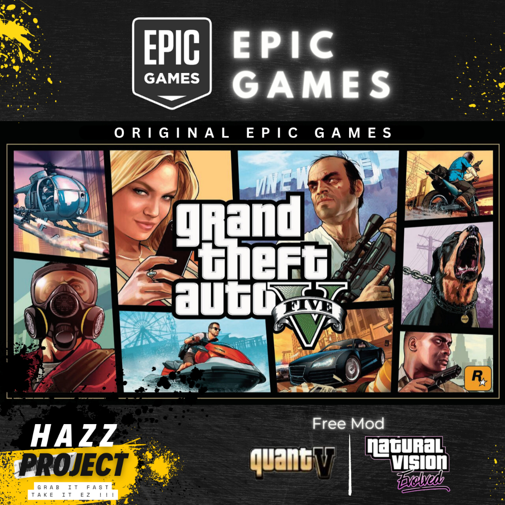 GTA V/ GTA 5 Online Premium Edition PC Original - Epic Games - FiveM/Roleplay