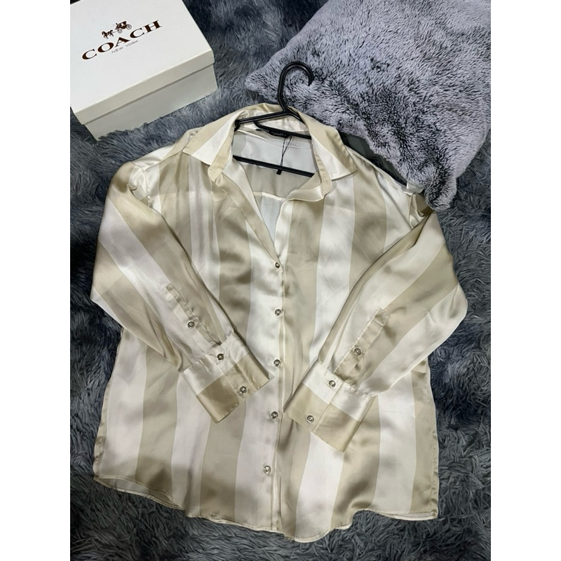 preloved kemeja satin Zara original