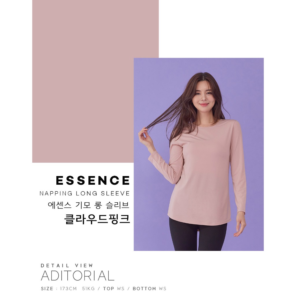 STL Essence Brush Long Sleeve Kaos Wanita Lengan Panjang