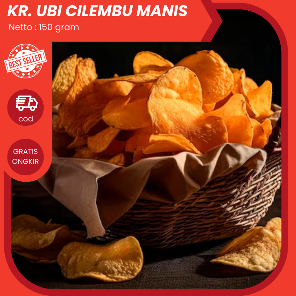 

PROMO NABILAKU Cemilan Keripik Kripik Ubi Jalar Telo Kuning Cilembu Original