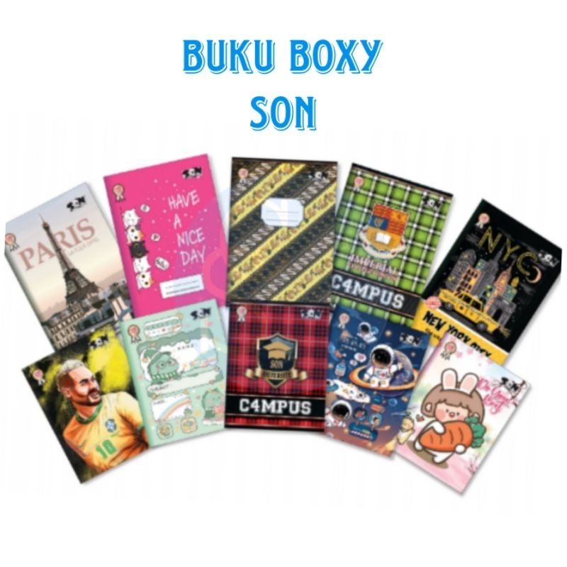

BUKU TULIS BOXY SON 36L/42L/50L