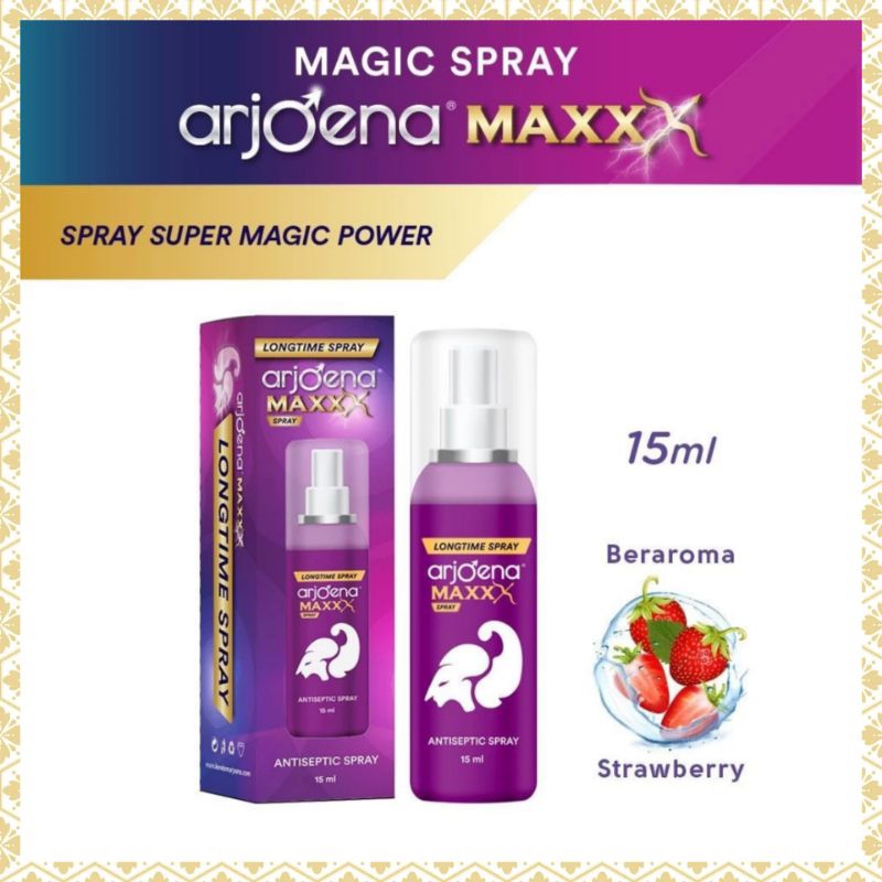 ( privasi aman ) arjoena maxxx spray / tissue magic semprot spray tahan lama pria dewasa obat kuat t
