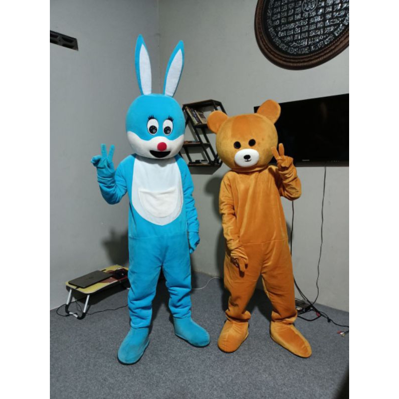 kostum kelinci kostum badut kelinci kostum kelinci warna biru Kostum badut kostum badut anak kostum 
