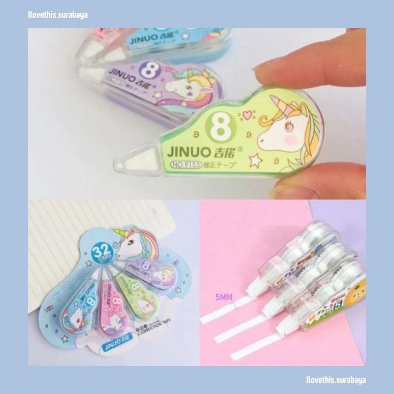 

CORRECTION TAPE KARAKTER UNICORN