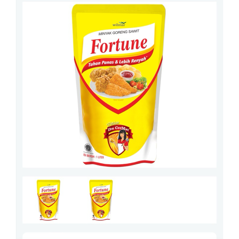 

FORTUNE MINYAK GORENG SAWIT REFIL 1 liter