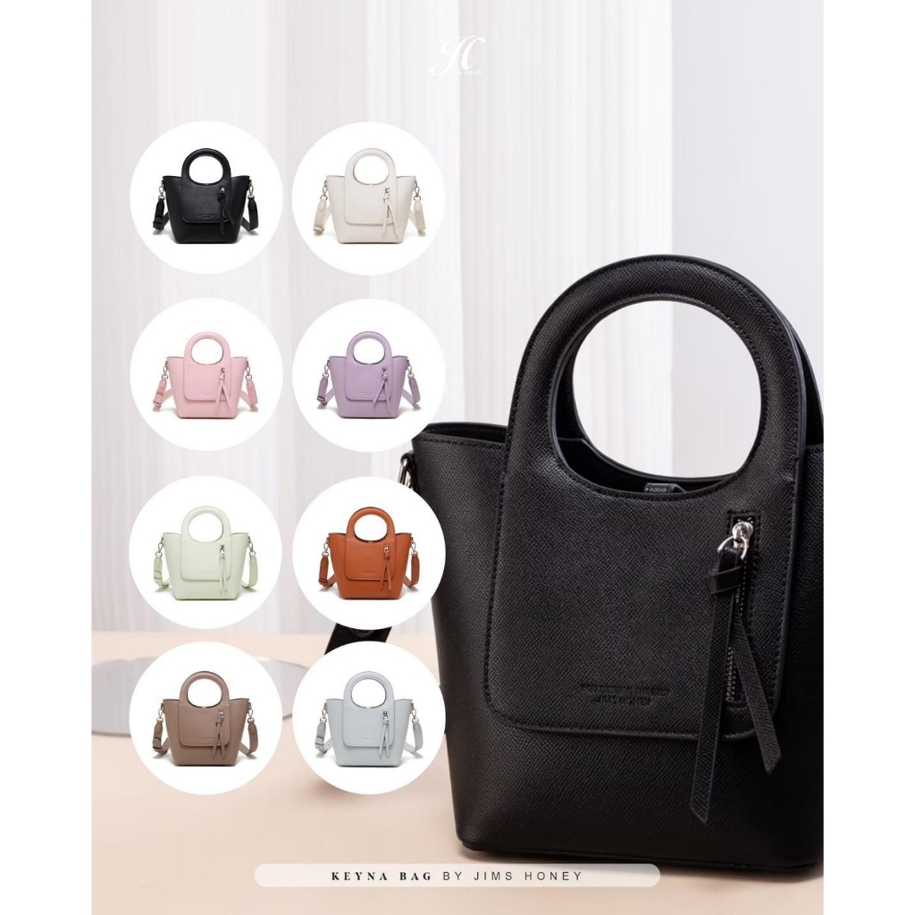 JIMS HONEY KEYNA BAG Tas Selempang dan Bahu Wanita Slingbag Cewek Jimshoney Trendy Elegan