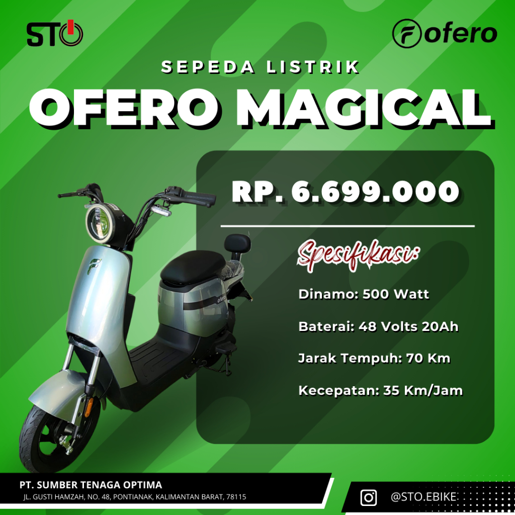 Sepeda Listrik OFERO Magical