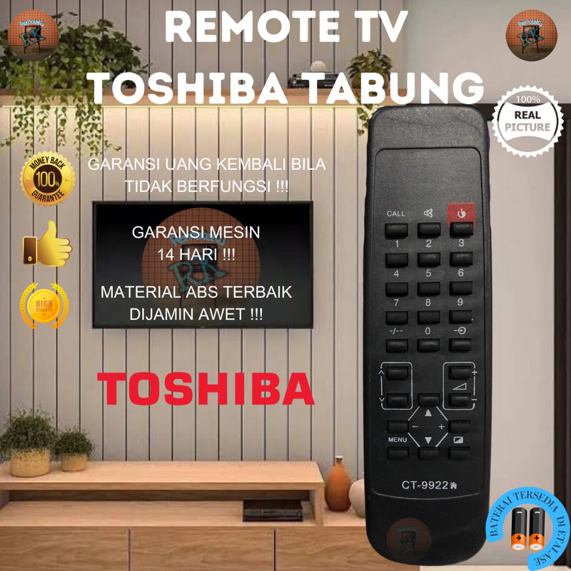 Remote Remot TV Toshiba Bomba tabung CT-9922