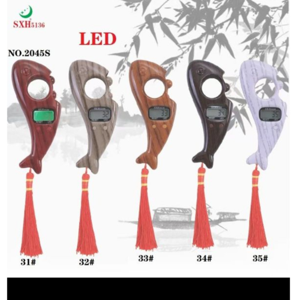 Tasbih Digital Kayu/Tasbih Tally Counter Premium