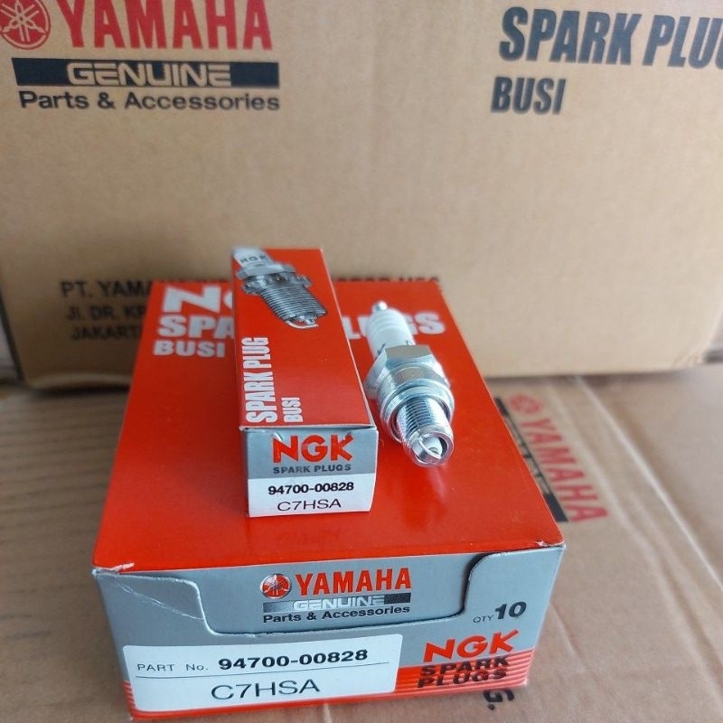 Busi NGK Yamaha Vega R lama New RR ZR Jupiter Z Lama Burhan Salib Robot Crypton Original Genuine Yam