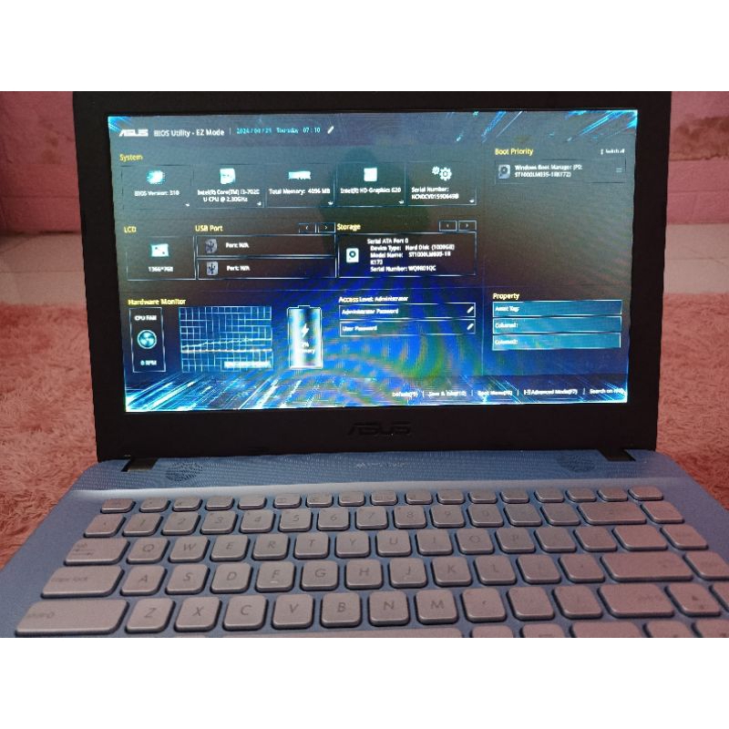 Laptop Asus X441U Second