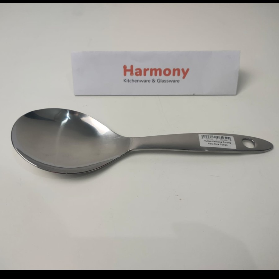 Muliya Verbana Rice Spoon Entong Nasi Sendok Nasi Tebal Stainless