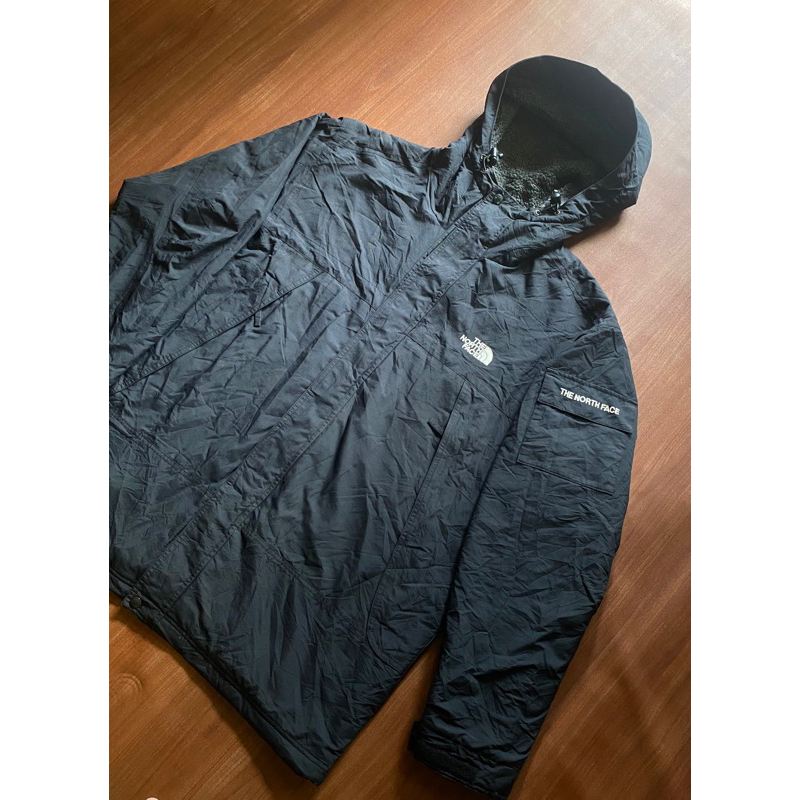 jaket tnf saku samping