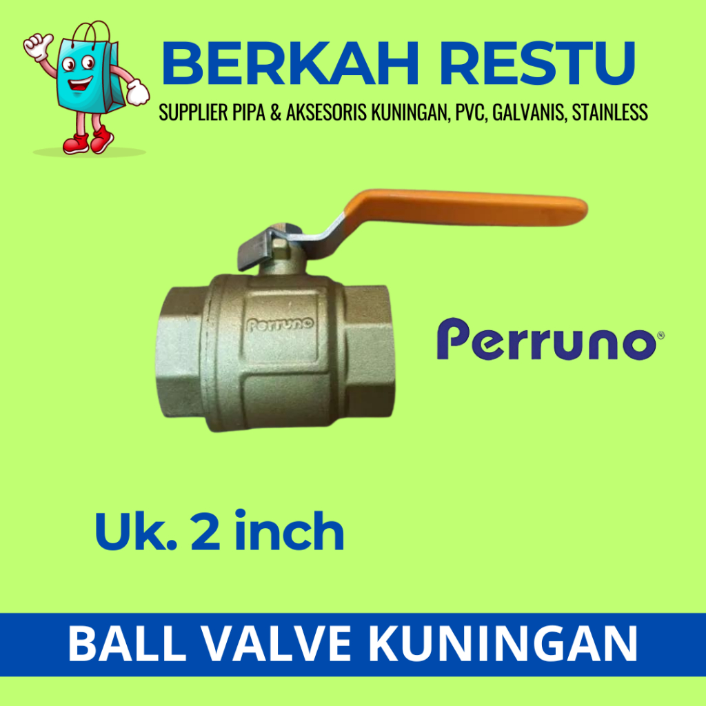 Ball valve/ Stop kran 2" inch GIP PERRUNO