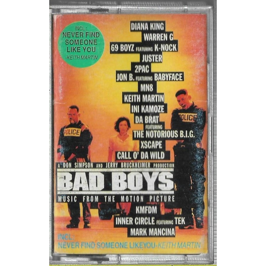 Kaset Pita Original - Soundtrack Bad Boys