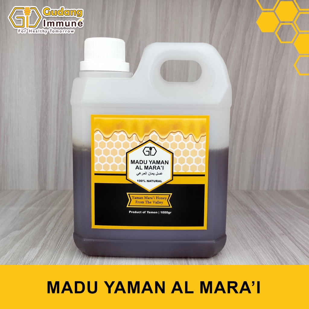 

Organic Honey, Madu Yaman, Madu Marai, Madu Arab Asli, kemasan 1kg - Gudang Immune